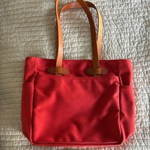 Filson rugged tote bag - limited edition - color red
